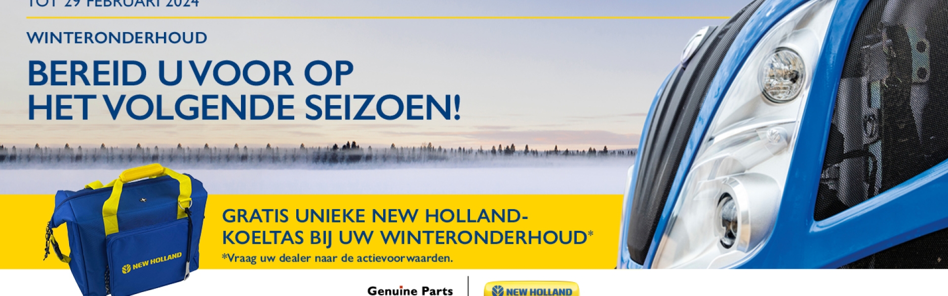 winter onderhoud new Holland