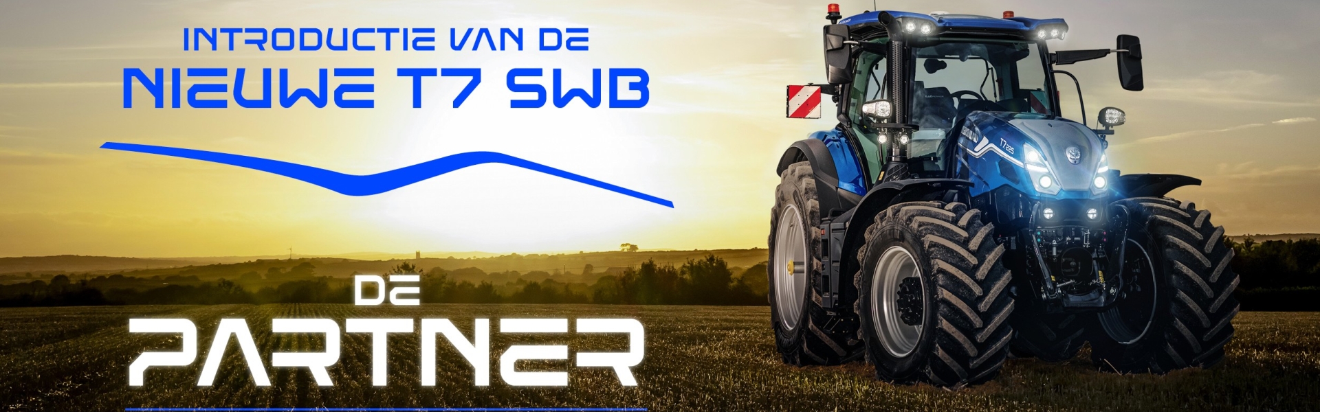Voorstelling nieuwe New Holland T7 swb plmi
