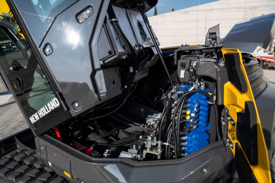 New Holland E100D midigraver midi-graver midigraafmachine