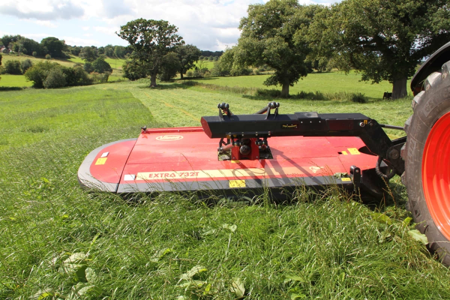 Vicon extra schijvenmaaier met kneuzer