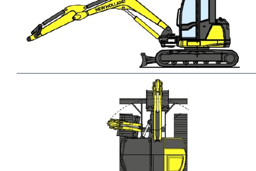 New Holland E70D