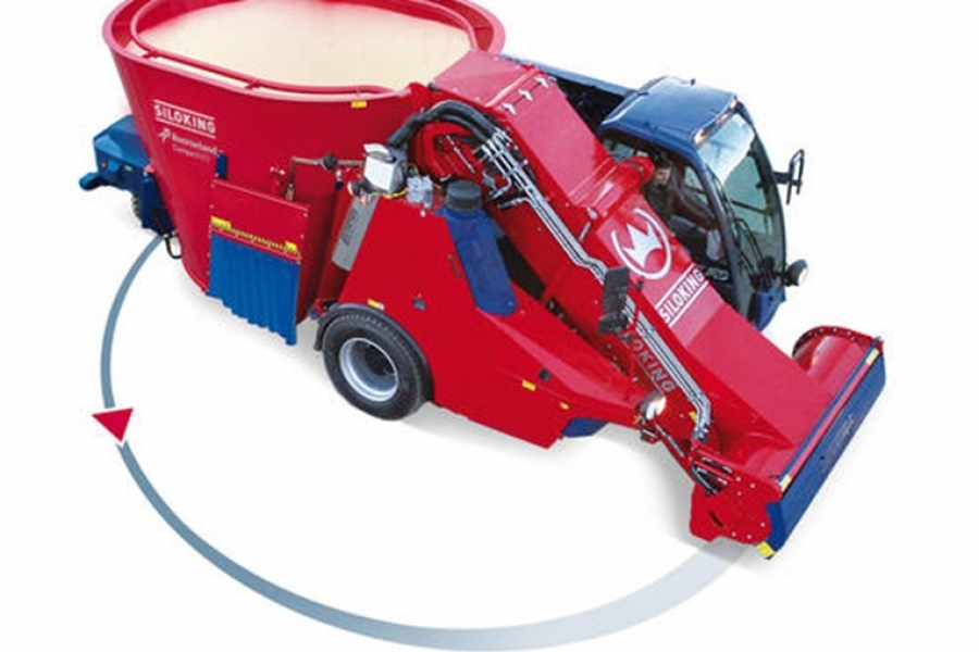 zelfrijdende voedermengwagen