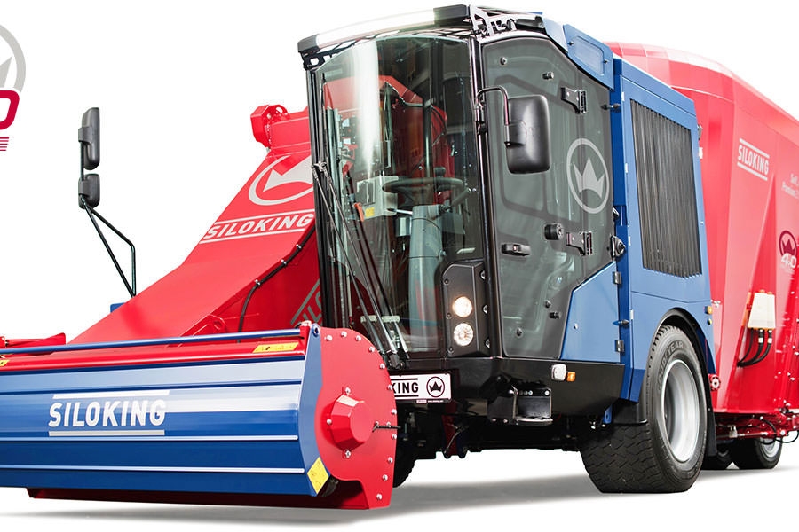 zelfrijdende voedermengwagen